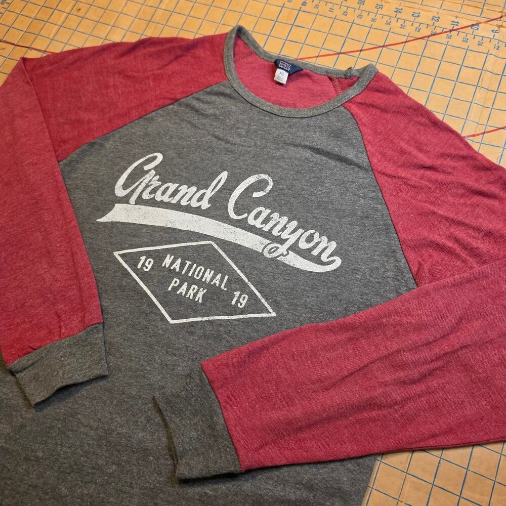 Grand Canyon National Park Baseball Raglan Tee XL